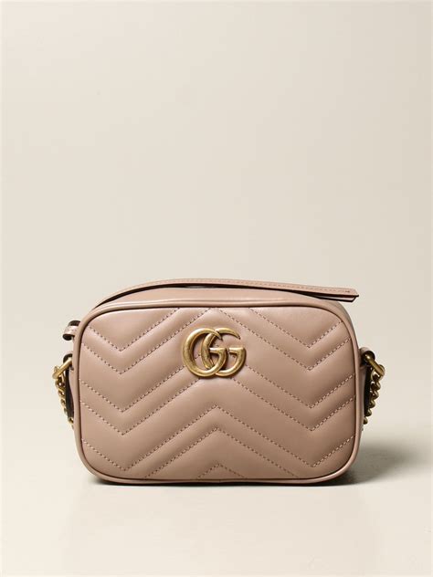 borsa gucci tracolla rosa|borse donna Gucci.